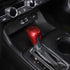 ABS Carbon Fiber Texture Car Center Control Gear Shift Knob Head Trim Cover,Gear Shift Knob Cover for Honda Civic 2022 (Red-Carbon Fber Texture)...