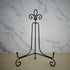 LIONWEI LIONWELI Large Iron 10 inch plate stand Holder Picture Frame stand Easel Display stand Black...