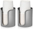 2 Pack Bathroom Cup Holder for Dixie Cups 3 oz Bathroom Cups - Bathroom Cup Dispenser 3 oz Countertop for Mouthwash Cups Small Paper Cups(Grey)...