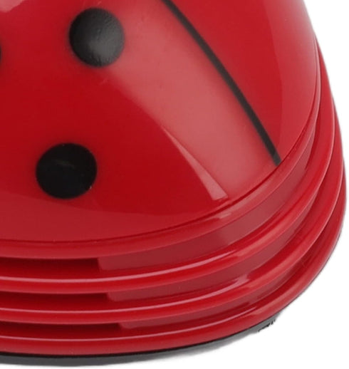 Mini Desktop Vacuum Cleaner Cartoon Ladybug Sweeper Handheld Vacuum Paper Portable Ladybird Shape for Cute Red Red Ladybird Handheld Vacuums...