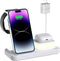 Wireless Charging Station Compatible with Apple iWatch8/Ultra/7/SE/6/5/4/3/2, 3 in 1 Wireless Charger Nightlight for Airpods 2/3/Pro iPhone 14 Plu...