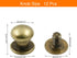 12pcs 0.31" x 0.39" Mini Drawer Pulls, Round Cabinet Knobs Handles Pulls for Dresser Closet Chest Drawer Wooden Jewelry Box Cases, Antique Bronze...