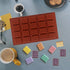 Silicone Waffle Mold, 20 Cavities Mini Square Waffle Maker Silicone Mold, Non-Stick Waffle Tray for Making Waffle Cookie, Chocolate, Candy, Soap, ...