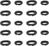 10+10 Sets 3/8" & 1/2" Impact Wrench Retainer Rings with O-ring, Fit For Electric/Pneumatic Wrench, Including Anvil Retaining Ring Install Tool (R...