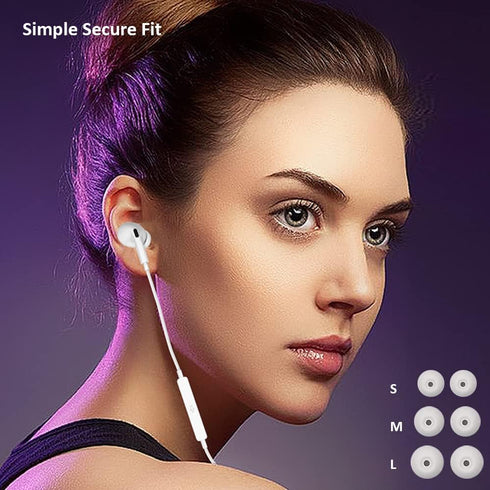 Kamon K531 Wired Earphones, 3.5mm Jack in-Ear Earbud Headphones with Mic, HiFi Stereo Powerful Bass Crystal Clear Audio...