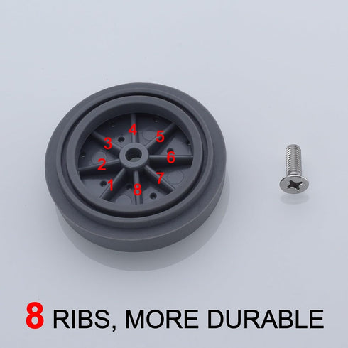 TRUSTMI Pre-rinse Spray Valve Repair Kit for Commercial Kitchen Sink Sprayer Spray Face Bumper and Screw Repair Part, Grey...