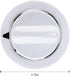 AMI PARTS WE1M654 Timer Knob with Metal Ring for General Electric Dryer & Hotpoint Dryers - Replaces AP3995098 WE01M0443 WE1M443(1PC)