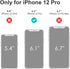 Compatible with iPhone 12 Pro Case Fluorescent Yellow, Soft Liquid Silicone Rubber Case Full-Body Protective Cover Case for iPhone 12 Pro, 6.1 inc...