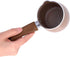 Butter Pot, Saucepans Aluminum Alloy Cooking Pot for Coffee Butter Chocolate Nonstick Milk Pan 8cm Dia Single Handle(brown)...