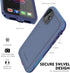 for iPhone 11 Waterproof Case 6.1 Screen Protector Underwater Shockproof Full-Body Dustproof Rugged Case for Aplle iPhone 11 (Navy Blue)...