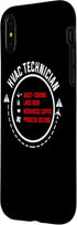 iPhone X/XS HVAC Technician | Funny Tech Maintenance Gifts Tee Case...
