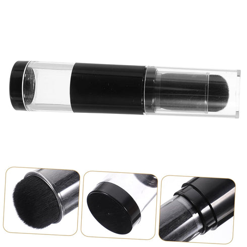 loose powder brushes cosmetic brushes foundation brush nail dust brush blusher brushes blush brush applicator paint makeup brush plastic telescopi...