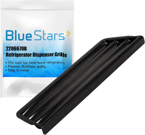 BlueStars 2206670B Refrigerator Dispenser Grille - Compatible with Whirlpool & Kenmore Models - Replaces WP2206670B W10171993 W10189532 WP2206670B...