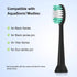 Replacement Toothbrush Heads Compatible with AquaSonic Black Series 10 Pack for Electric Toothbrush Black...