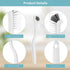 8 Pcs Dish Brush Bottle Bathroom Scrub Brushes Kitchen Cleaning Brush Right Angle Kitchen Brush Sink Household Pot Pan Edge Corners Tile Lines Bru...
