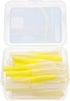 EXCEART 40pcs Interdental Picks Dental Brush Picks Dental Floss Interdental Cleaners Yellow 0.4mm...