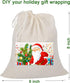 20 PCS Reusable Cotton Drawstring Muslin Bag, Natural Unbleached Cotton Straining Herbs Cheesecloth Bags, Gift Bag Coffee Tea Brew Bags Nut Milk B...