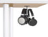 Headphone Hanger Stand Under Desk Hook Aluminum Stick-On Adhesive Dual Headsets Holder Mount PC Gaming Accessories for All Headphones...