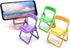 5Pcs Multicolour Mobile phone holder Simulation Mini Folding Back Small Chair Model Dollhouse Doll House Miniature Plastic Furniture Accessories S...