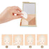 50 Pieces White Round Makeup Sponge Facial Powder Puff Cosmetic Sponge Round Foam Pad Beauty Makeup Eye Face Foundation Powder Blender for All Ski...