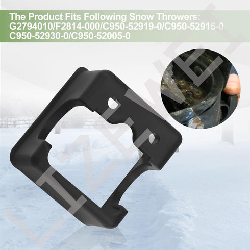 585195MA Snow Blower Chute Control Worm Gear Bracket Compatible with Murray & Craftsman Gas Snow Blowers 536888600, C950-52005-0, F2814-000, C950-...