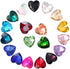 Crystal Rhinestones 50pcs AB Crystals Point Back Heart Glass Rhinestone for DIY Crafts Jewelry Making,12mm,Red...