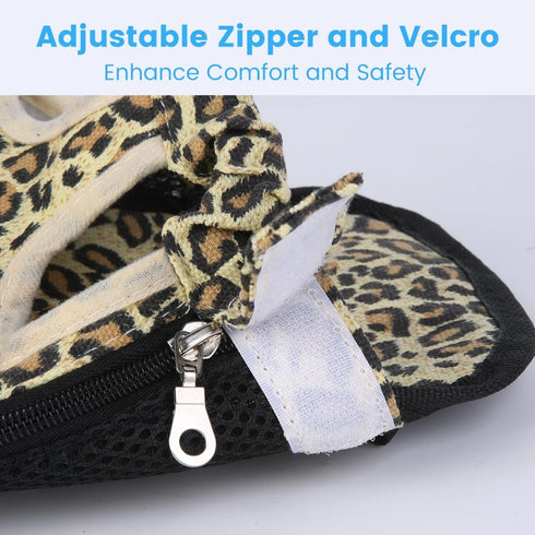 Dog Cat Backpack Carrier, Dog Carrier Comfortable for Small Medium Dogs, Pet Dog Front Chest Carriers Backpacks, Puppy Carrier Sling Backpack, Hol...