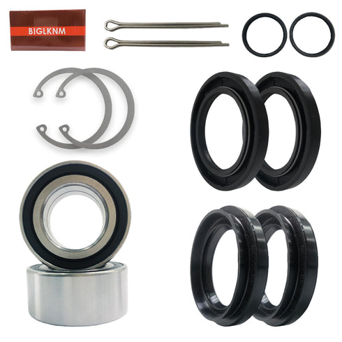 Front Wheel Bearing Seals for Honda FourTrax 300 TRX300FW Rancher 350 400 420 TRX 350 400 420 Only for 4x4 OEM# 91051-HC5-003 91209-HN2-003 91256-...