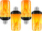 Bitrue LED Flame Effect Light Bulb, 4 Modes Flame Light Bulbs, E26 Base Fire Light Bulb with Gravity Sensor,Flickering Light Bulbs Halloween Home ...
