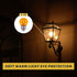 G40 Small dim Amber LED Edison 2000K 2 watt-15 watt Equivalent, E26 Base Low watt Soft Warm Light Bulbs for Healthy Sleep and Baby Nursery Light 4...