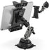 Aluminum Heavy Duty Tablet Mount for Car/Truck, 360° Adjustable 2-stage Tablet Stand Holder for Commercial Vehicle Dashboard Windshield, Compatibl...