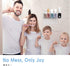 iHave Automatic Toothpaste Dispenser - Smart Bathroom Accessories with Dual-Position Technology and Sturdy Adhesive Strip, Stylish Bathroom Decor ...