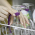 UoYu Tether Silicone Dishwasher Attachment Silicone Stemware Saver Flexible Stemware Holder Dishwasher Wine Glass Protector (Purple/8 pcs)...