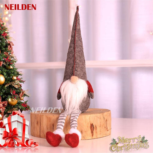 3pcs new Christmas decoration long legs Rudolph doll Christmas children gift hotel mall window decoration...
