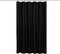 N&Y HOME Fabric Shower Curtain or Liner with Weighted Magnets - Hotel Quality Opaque Black Shower Curtain for Bathroom, Machine Washable, Water Re...