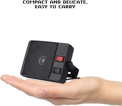 Car External Speaker, Portable Noise Cancelling Mobile External Speaker for YAESU Two Way CB Radio Car Mobile Radio...