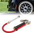 Professional Air Compressor Hose Tool Kit, Handheld Car Air Tire Pressure Filler Fill Inflator Gauge Dual Chuck...