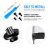 Fast Wall Charger Charging Cable Cord Orange & Replacement Ring Doorbell Screwdriver Blue Screw Kit Fit for Fits All Ring Video Doorbell Models......
