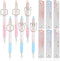 Rabbit Mechanical Pencil Set with Lead, 6 pcs 0.5mm Mechanical Pencils With 6 Pack HB Pencil Leads for Writing Draft, Drawing, Sketch, Architectur...
