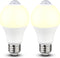 Motion Sensor Light Bulbs - 9W (60W Equivalent) E26 Motion Activated LED Light Bulb 3000K Warm White Dusk to Dawn Security Bulb Auto On Off Indoor...