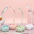Cute Deer Lamp USB Rechargeable Reading Light,LED Desk Lamp for Kids, Portable LED Table Light, Flexible Gooseneck Eye-Care Cartoons Small Desk La...