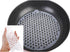 (Set of 2) Kitchen Reusable Nonstick 9-Inch Silicone Sheets, Round Steamer Mesh, Air Fryer Liner, Frying Pan, Dim Sum Pad, Baking Mat, Microwave, ...