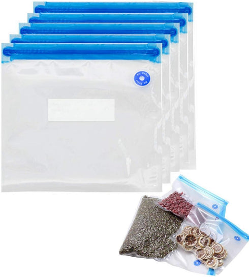 10pcs Handy Portable Sealing Food Vacuum Sealer Bags Machine Kitchen Always fresh seal vac Heat Sealing Machine(NO Hand Pump)...