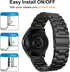 Valkit 2 Packs for Galaxy Watch 7 6 5 4 FE Band Pro Classic 43/47/45/40/44/42/46mm No Gap Elegant Casual Solid Stainless Steel Metal Wristbands Wo...