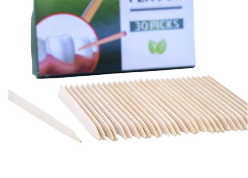 Interdental Toothpicks, Fresh Mint Flavor, Remove Food and Plaque, Easy-to-Carry, 4x30 Picks/Pack (120 Picks)...