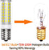 8W Dimmable LED E17 Microwave Oven Bulb - Intermediate Base LED Appliance Light, Daylight 6000K 100W Halogen Equivalent Under-Microwave Stove Ligh...