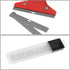 DNA Motoring TOOLS-00088 13" Floor Scraper & Blade Replacement Kit, Steel Tubing/Aluminum and Nonslip Grip, Removes Wallpaper, Decals, Stickers, a...