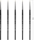 XDT#725 Micro Detail Artist Pin Point Painting Brush Set of 5 Piece #0000 Brushes Set, Acrylic Watercolor Oil, Fine Detailing Painting, Art, Scale...