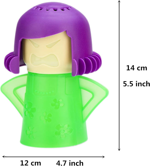 Angry Mama Microwave Steam Kitchen High Temperature Cleaning Equipment Easily Crud in Minutes Steam and Disinfects with Vinegar and Water for Kitc...