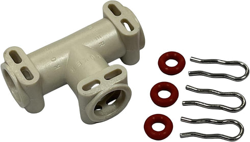 3-Way T-Hose Connector, Fluid Connector for JURA Coffee Machines,Fully automatic coffee machine water line, steam connection joint (applicable to ...